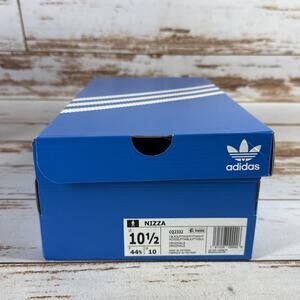 adidas Nizza Casual Shoes Sneakers Canvas Black CQ2332 Mens Size 10.5 New In Box